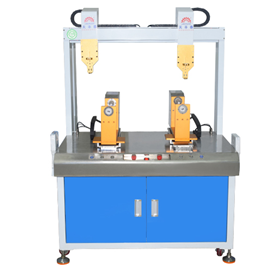 全自動(dòng)高速落地式雙頭點(diǎn)膠機